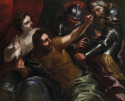 Samson und Delilah von Bartolomeo Biscaino